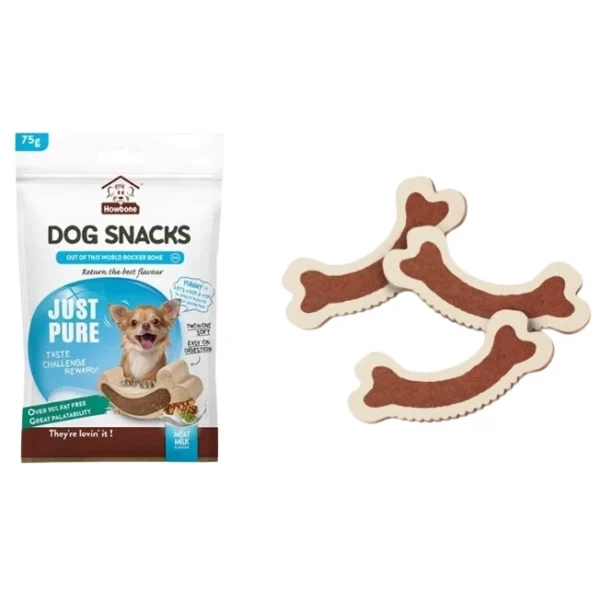 5da9fc406413ec8f00061d54b12b3106.webp HOWBONE Just Pure Dog Snacks 75g