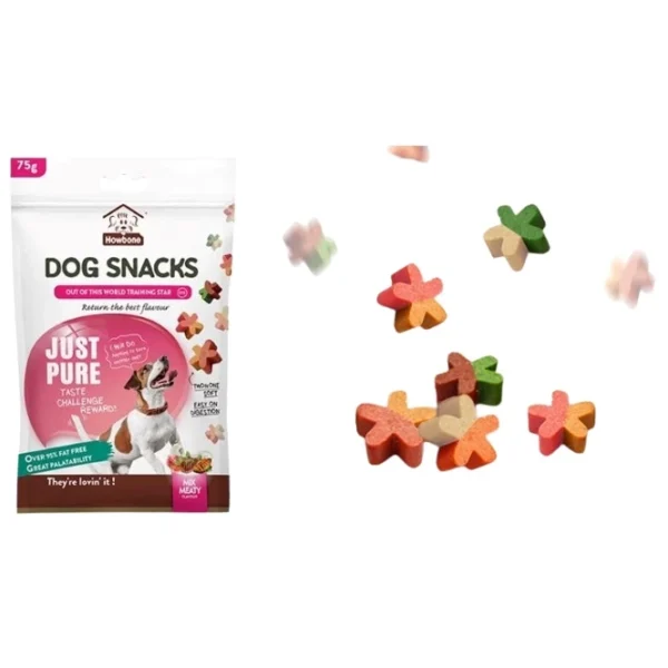 a2c25d9ec757fb57ad5a9ff34745d154.webp HOWBONE Just Pure Dog Snacks 75g