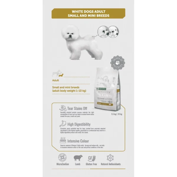 NATURE'S PROTECTION White Dogs Lamb 1.5kg