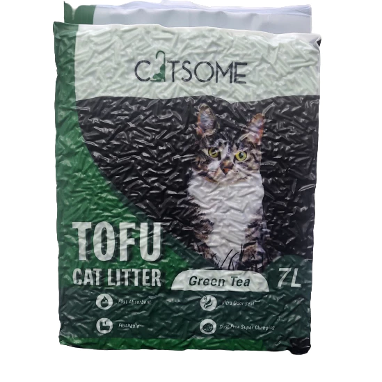 CATSOME Clumping Tofu Cat Litter 7L