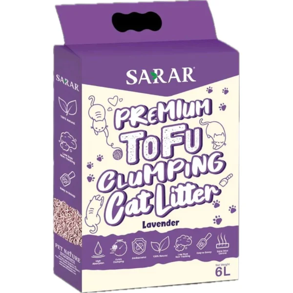 my-11134207-7ras8-m2by3azjtvb12d.webp SARAR Clumping Tofu Cat Litter 6L/2kg
