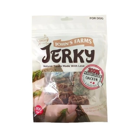 my-11134207-7rasc-m23l98cpup4o14.webp JOHN'S FARM Jerky Treats 80g
