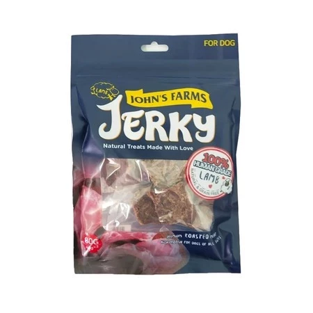 my-11134207-7rasm-m23l9hyzryrc0f.webp JOHN'S FARM Jerky Treats 80g
